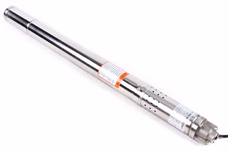 Pompa sommergibile per pozzi profondi, acciaio inox, alte prestazioni, 220V, argento, UE