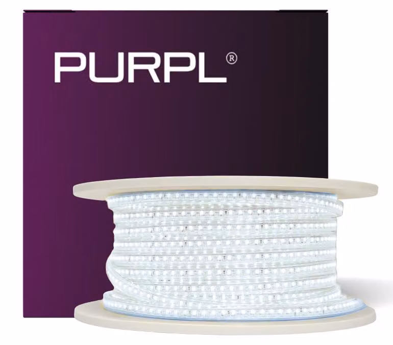 Strisce LED da 50 metri | 6000K, bianco freddo | Grado di protezione IP67, ideale per esterni | 120 LED per metro | 220V con spina