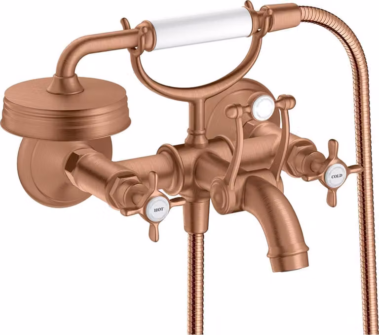 hansgrohe AXOR Montreux Mitigeur bain à 2 poignées pour montage apparent, 16540310, 16540310