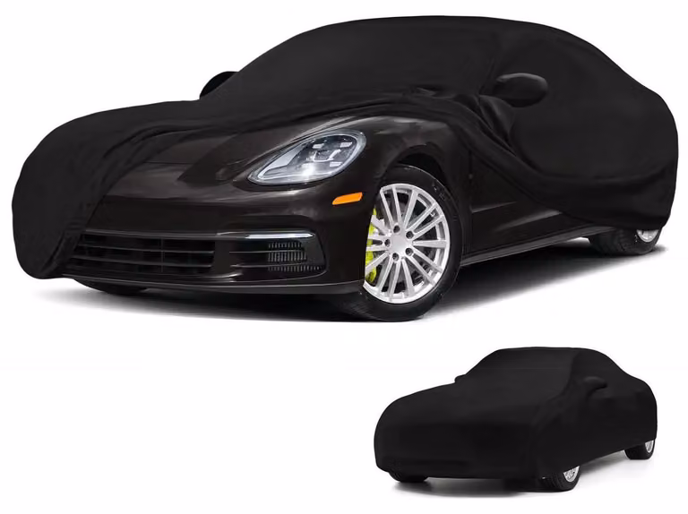 Copertura per auto, adatta per Porsche Panamera dal 2010 al 2025, elasticizzata, traspirante e antipolvere