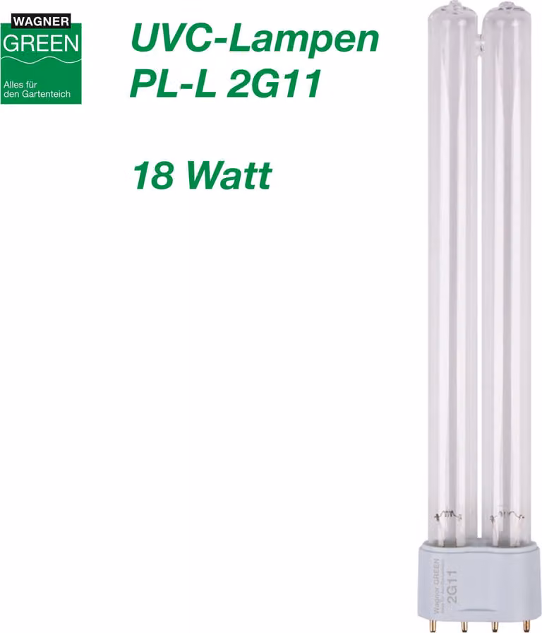 Lampada UVC Wagner GREEN 2G11 PL-L 18 Watt