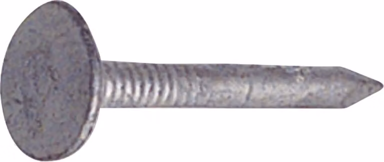 Chiodi per tetti (chiodi per tetti) a testa larga ø 2x16 mm EN10230 zincati a caldo