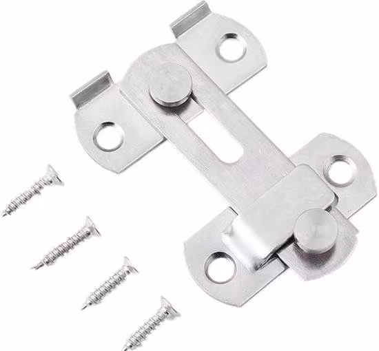 Serrature - Dispositivo di sicurezza - Serratura a scatto - 70 x 50 mm - Funzione di sicurezza - Acciaio inossidabile