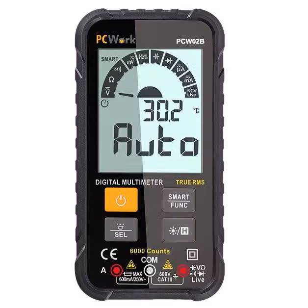 PCWork, PCW02B, Multimetro digitale True RMS