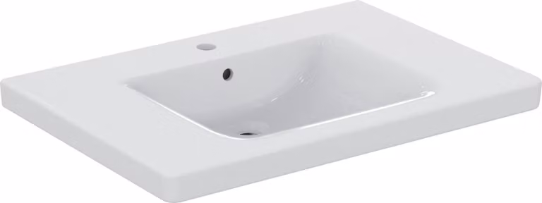 Ideal Standard Connect Freedom lavabo sans barrière, 800mm, 1 trou pour robinet, avec trop-plein, E5484MA, E5484MA