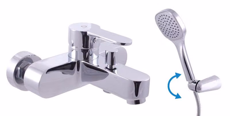 Slezák-RAV Miscelatore per bagno Slezák RAV Zambezi ZA054.5/2 cromo Colore: cromo, Dimensioni: 150 mm