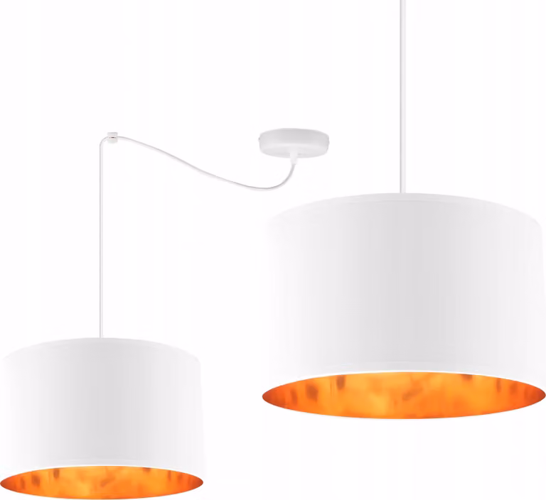 Lampadario a ragno a LED con parte centrale dorata – Lampada a sospensione moderna