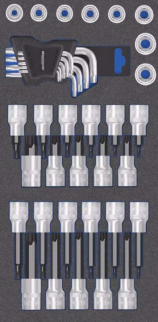 MATADOR 81644092 Set di chiavi a impulsi 30 pezzi
