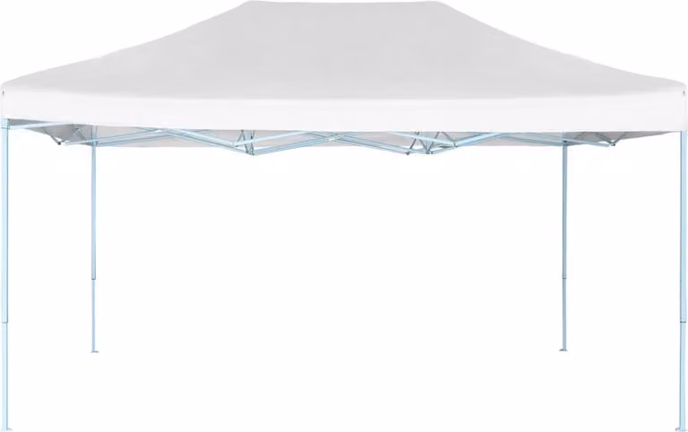 vidaXL Tenda pieghevole per feste 3x4,5 m Bianco
