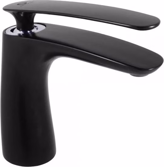 TIGRIS miscelatore lavabo ottone cromo nero senza sifone