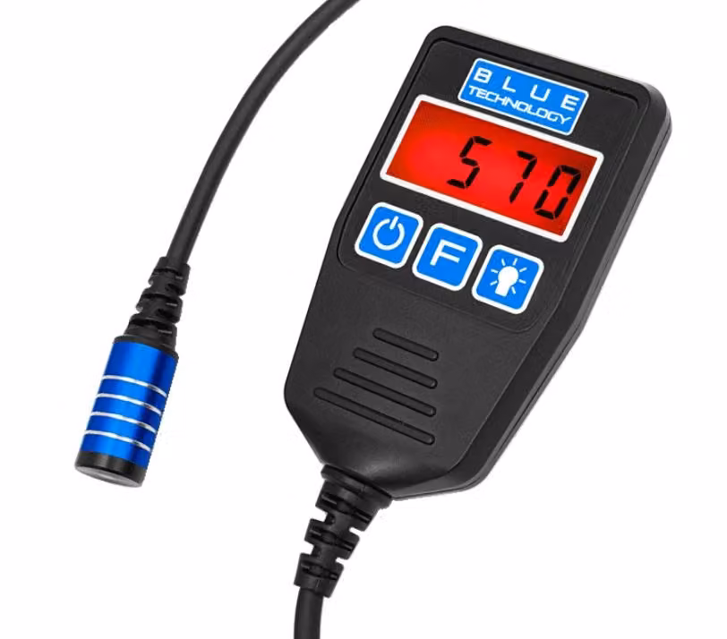 Spessimetro per verniciatura MGR-13-S-A, per acciaio, alluminio, max. 2000 μm, Blue Technology