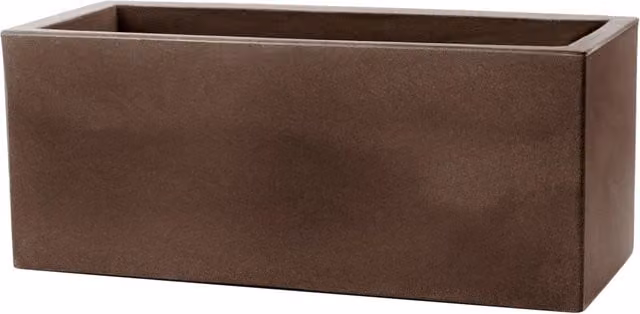 Vaso 115x50x50cm in Resina Tulli Schio Cassa Essential 120 Bronzo