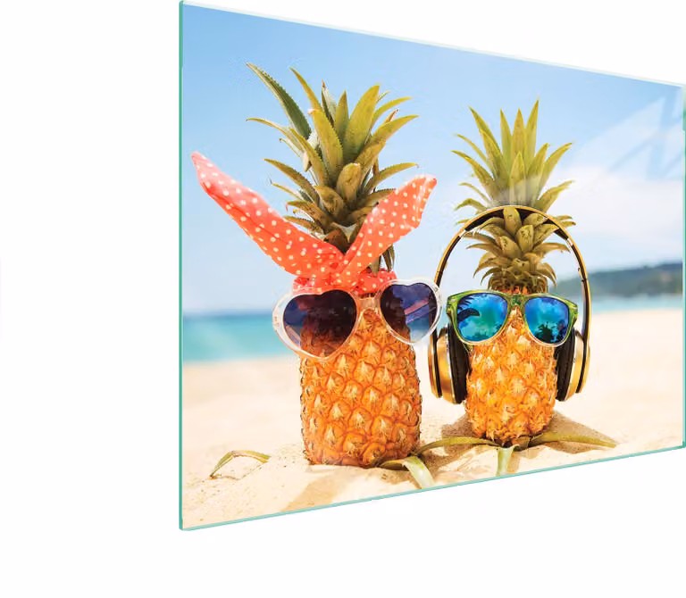 Piastra Di Protezione In Vetro Per Cuore 70X52 Ananas