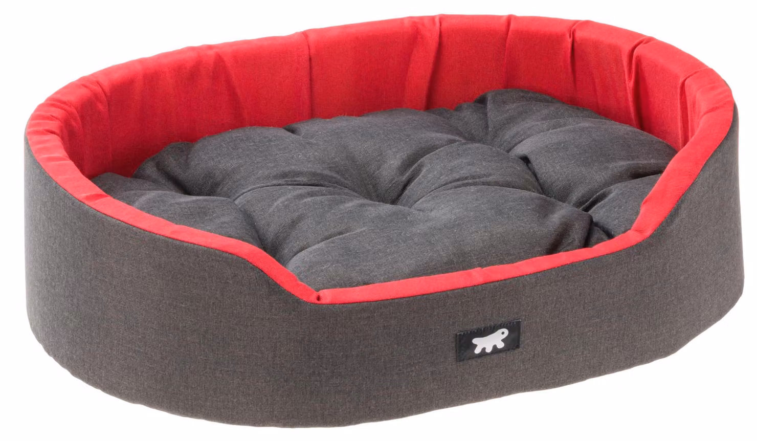 Cuccia per cani Ferplast Dandy, con cuscino removibile e lavabile, rivestimento in cotone morbido