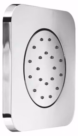Herzbach LIVING SPA, soffione laterale, effetto pioggia, cromo