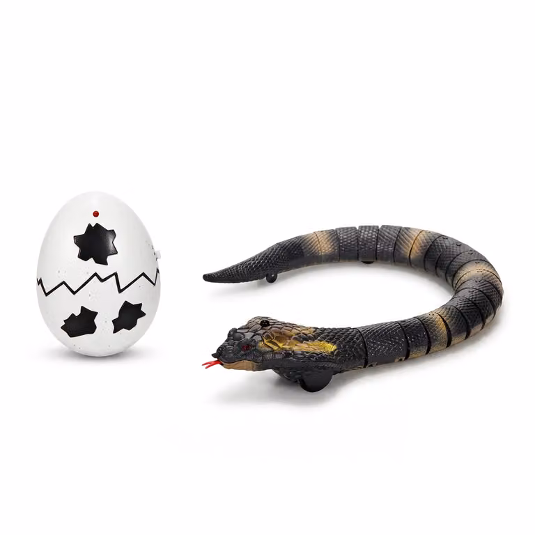 Tu Giochi Cobra Sensor Action Serpente Radiocomandato con Sensore e Telecomando Nero