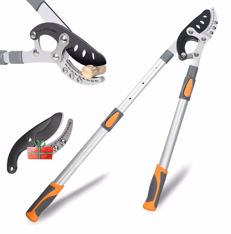 Omgoods - Forbice telescopica da potatura, 70-103 cm - Potente cesoia per rami fino a 50 mm