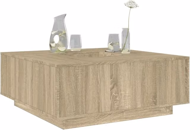 Tavolino Salotto Rovere Sonoma 100x100x40 cm Legno Multistrato 3284051
