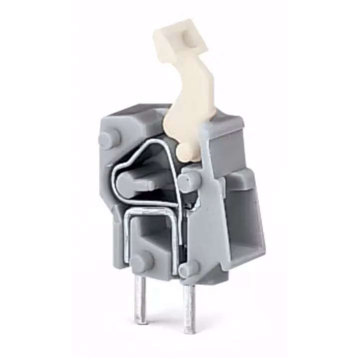 Morsettiera a molla WAGO 2,50 mm² 1 polo 257-451 WAGO Grigio 500 pz.