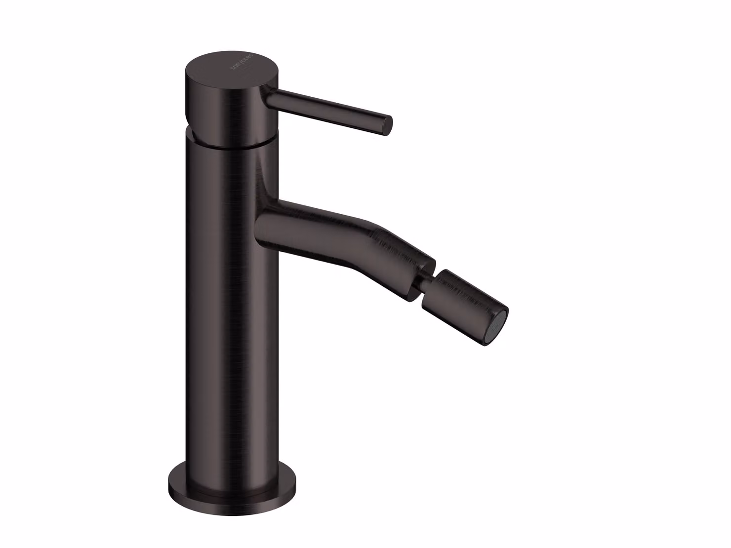 SANYCCES LOOP ColdOpen Miscelatore monocomando per bidet, nero metallizzato