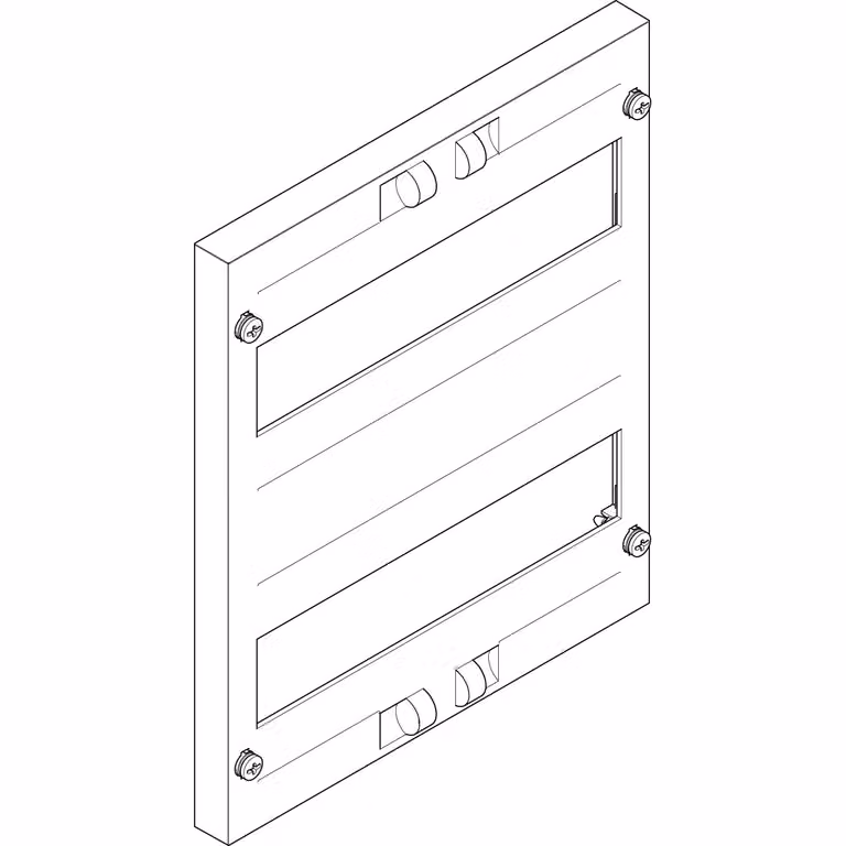 Piastra di copertura ABN 250x300 mm 1FB/2RE aperta, distanza tra le file 150 mm (10 pezzi) FAO12N10