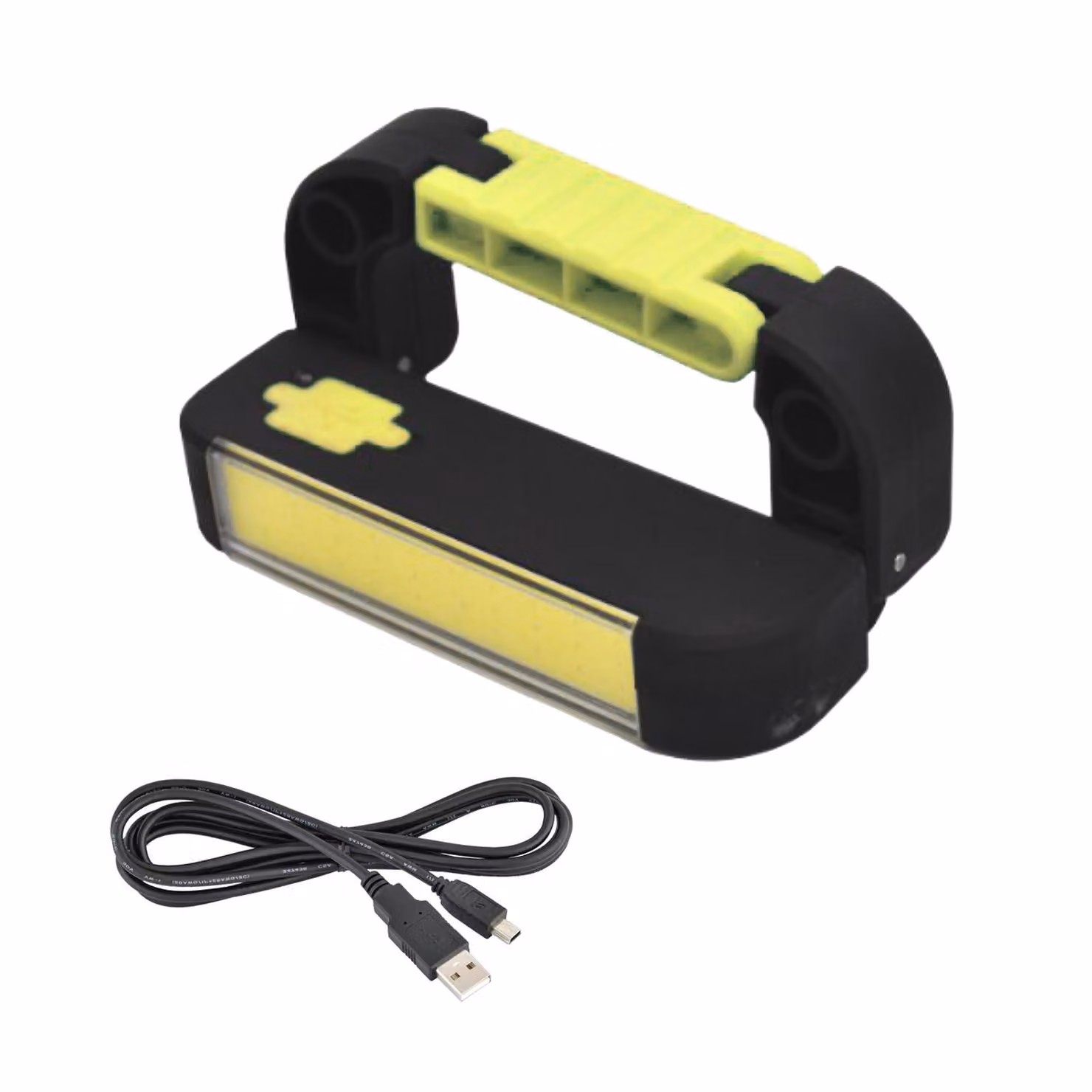 Lampada da lavoro a LED con staffa ribaltabile, lampada da officina a batteria, lampada portatile, torcia, lampada da lavoro, lampada da campeggio, 200 lumen, magnetica