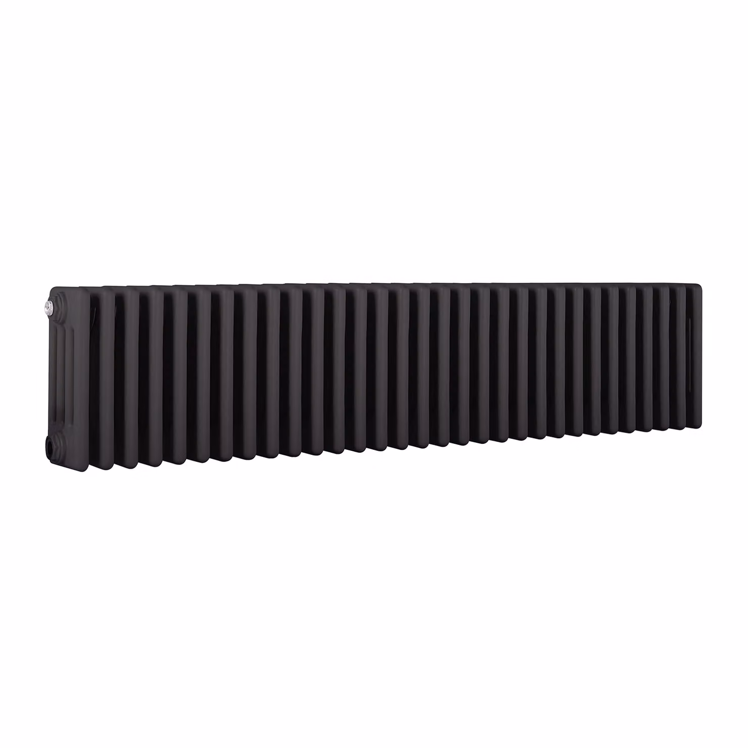 Radiatore Orizzontale a Colonne (4 Colonne) 300mm x 1415mm - Grigio (Carbon Grigio) - Regent