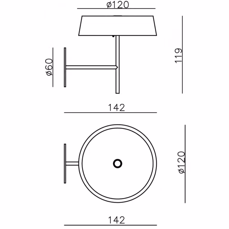 Deko-Light Applique LED Miram con accu, dimming, blu Miram, dimmerabile, Blu, Soggiorno / Sala da pranzo, Alluminio, Moderno