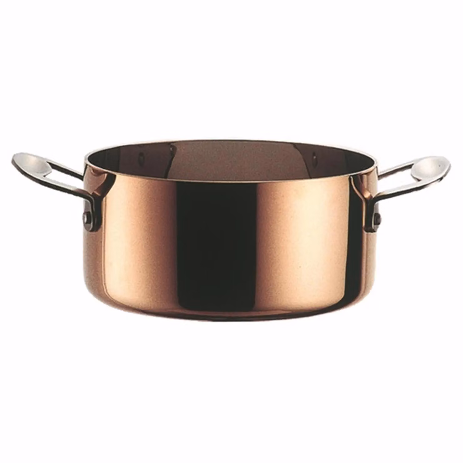 Casseruola in trimetallo con coperchio linea Toscana, 20cm