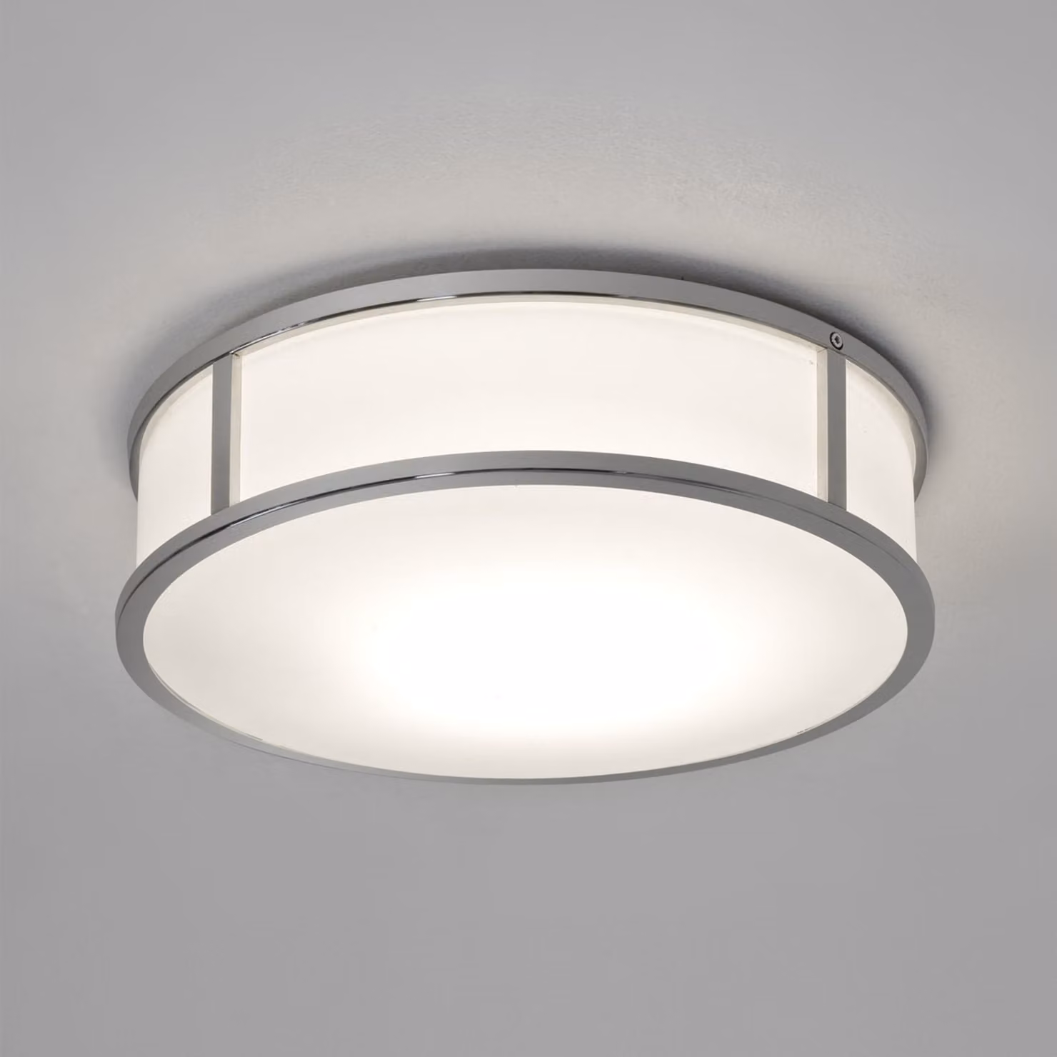 Astro Mashiko - Plafoniera da bagno a 1 luce cromo lucido IP44, E27