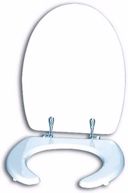 Sedile wc-bidet universale Goman colore bianco L/P/H: 45,0 x 37,5 x 5,0 cm