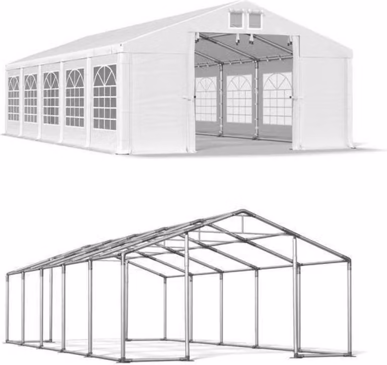 5x10 Partito bianco Tenda WINTER ISD