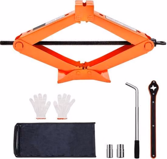 Carrello elevatore a trazione elettrica da 2,5 tonnellate, capacità di sollevamento di 5512 libbre, altezza di sollevamento da 3,7“ a 17,1”, con maniglia, ideale per il trasporto di pneumatici di automobili e camion