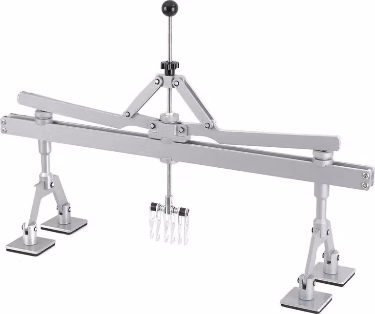 Attrezzo per riparare ammaccature sulla carrozzeria - Barra di leva e martello scorrevole - 80 cm - Acciaio legato - Cuscinetti antiscivolo - Per officine professionali