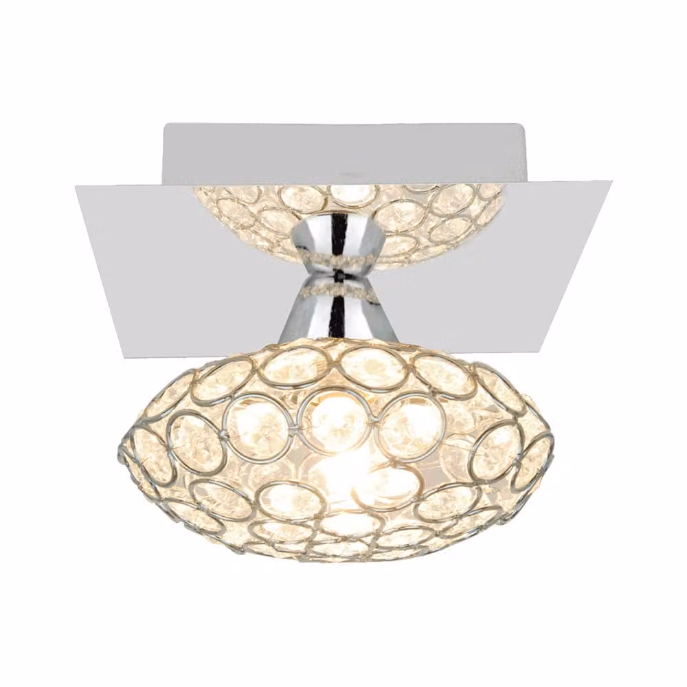 Plafoniera TAURO 1xG9/33W, cromo L: 140, L: 110, H: 140, dimmerabile