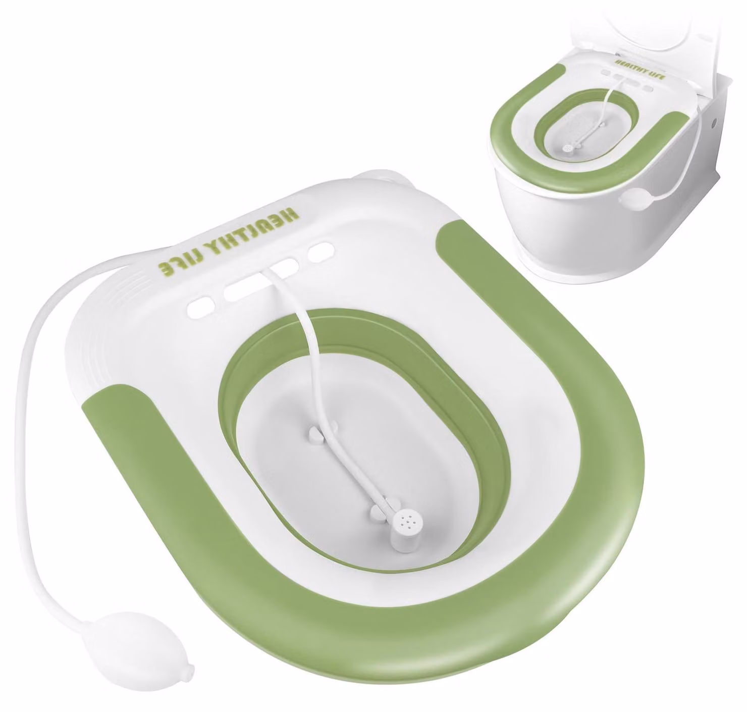 Solidchoice - Bagno portatile con bidet, lavabo e funzione pieghevole