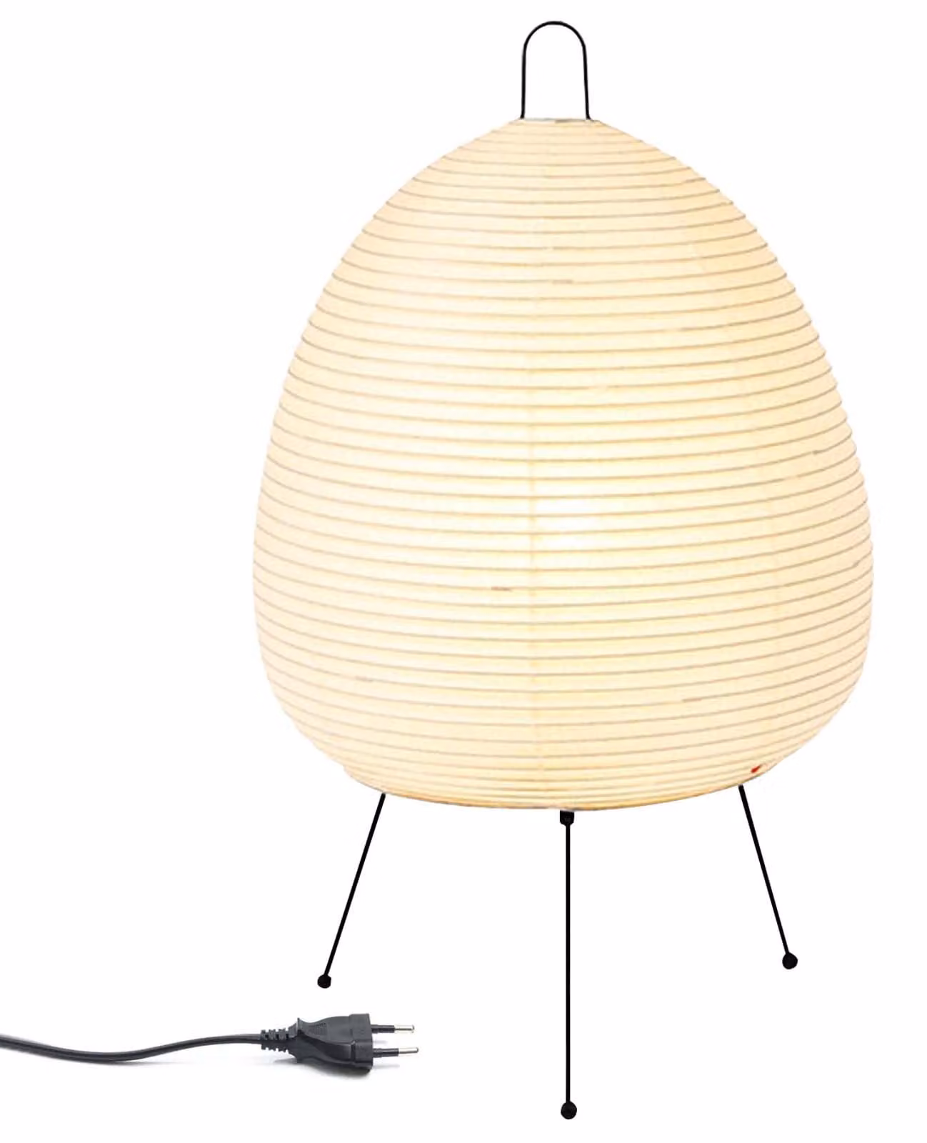 Lampada da tavolo in carta di riso, paralume in carta, lampada da comodino bianca, lampada da terra, lampada da tavolo, paralume con attacco E27, interruttore e lampadina inclusi, lampada a sospensione, paralumi di ricambio, cavo da 1,5 metri, altezza 47
