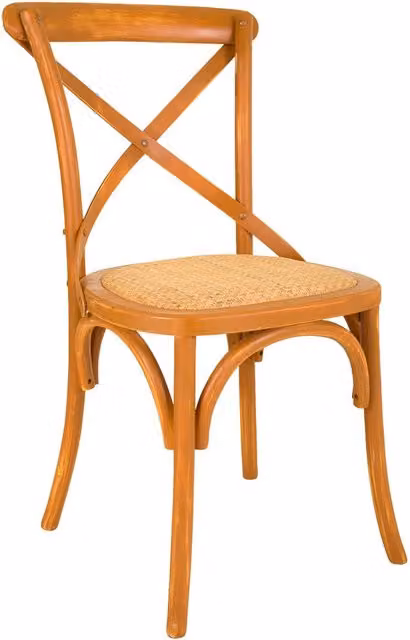 Sedia in legno di betulla e rattan marrone WANDERLUST DECO L: 44 cm, P: 42 cm, H: 46-88 cm – 1