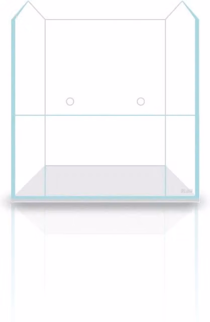Blau Aquaristic Cubic Paludarium 45 - paludario in vetro extrachiaro cm45x45x20/55h