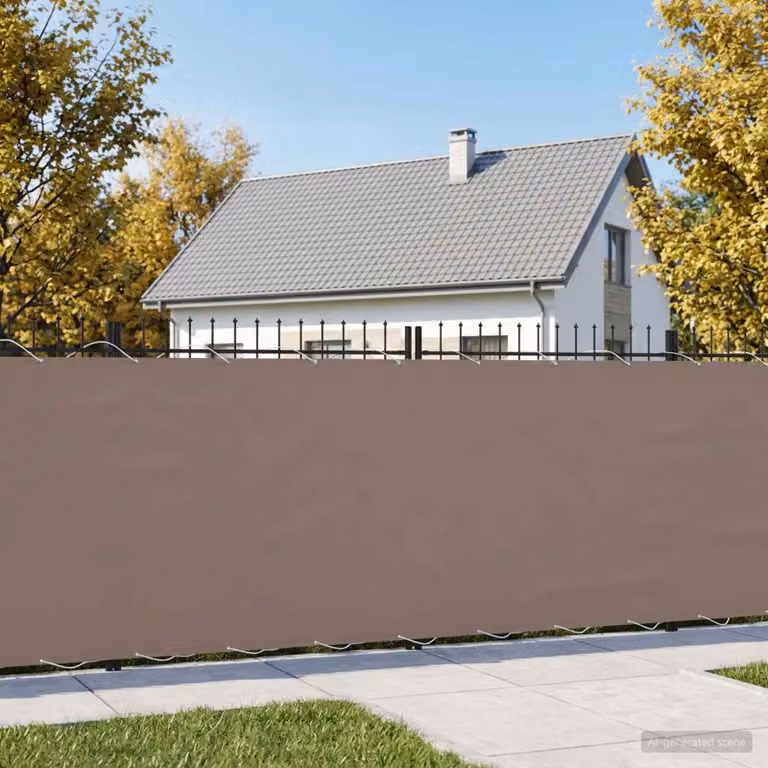 Schermo di privacy per balcone vidaXL in poliestere, colore tortora, L: 800 cm, H: 150 cm