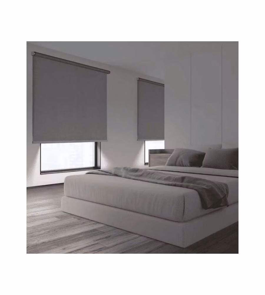 STOR PLANET Tenda a Rullo Oscurante Grigio 80x250cm Interni 100% Blackout