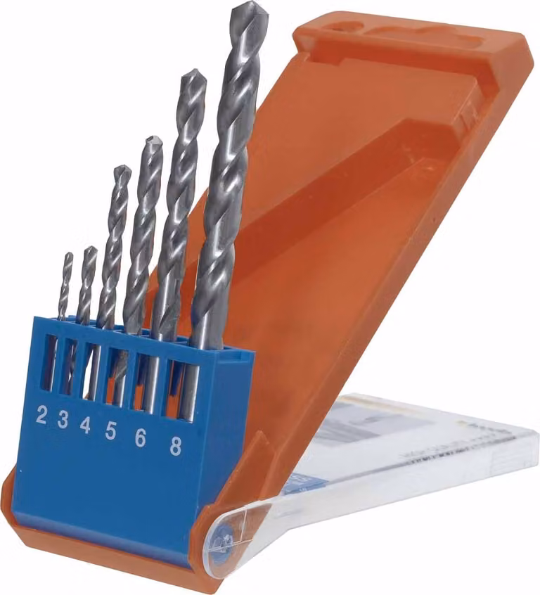 kwb SILVER STAR HSS Set di punte da trapano 6 pz