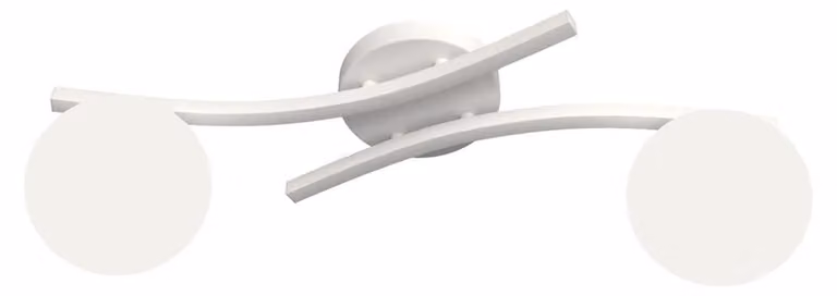 Lampada a sospensione OPUS bianca 2xE14x15W in metallo, dimensioni: 20x60x23 cm, IP20, Emibig