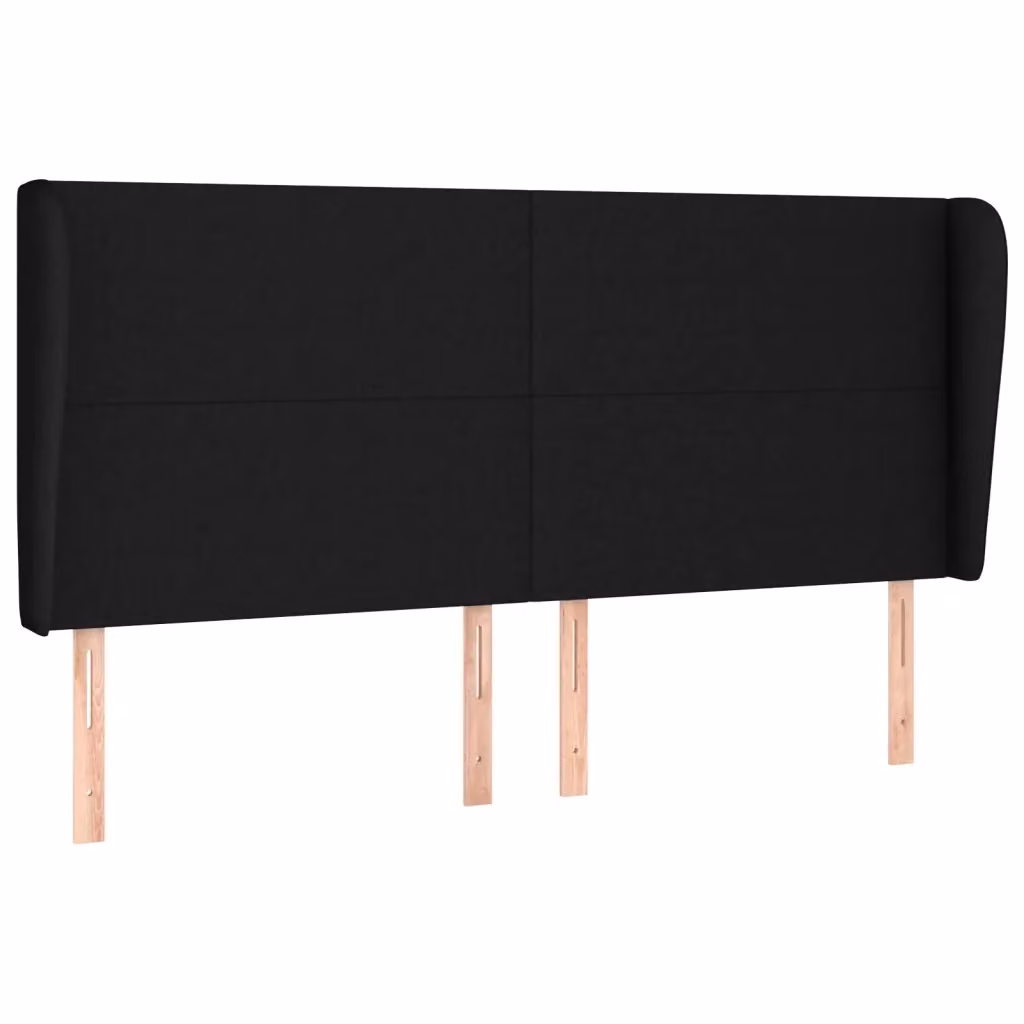 Testiera con Orecchie Design Mania in Tessuto Nero L: 163 cm, P: 23 cm, H: 118/128 cm – 2