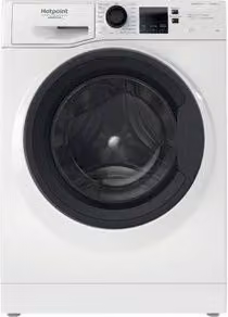 Lavatrice a carica frontale Hotpoint Ariston NF86WK IT bianca con capacità 8,0 kg e centrifuga 1400 giri/min a libera installazione