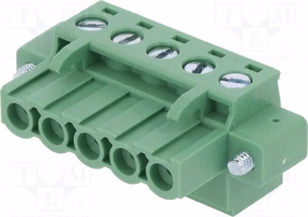 1 x Barra di contatto disattivabile, passo 5,08 mm, configurazione lineare: 5 connettori, sezione 2,5 mm², modello 2EDGKFM-5.08-05P-14