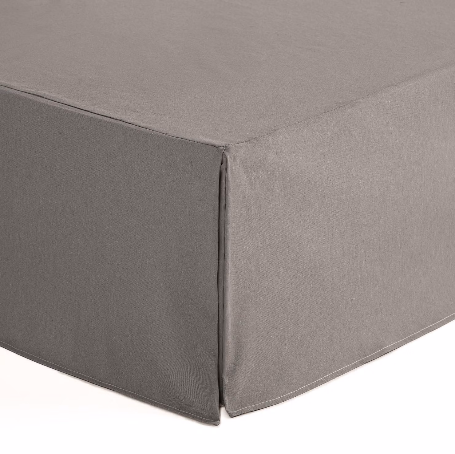 Coprimaterasso per letto con rete a molle, colore grigio, per letto di dimensioni 150 x 190/200 cm