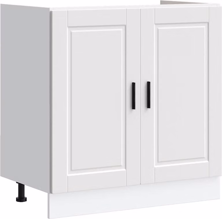 Mobile base lavello Porto Bianco 80x46x81,5cm Legno Multistrato