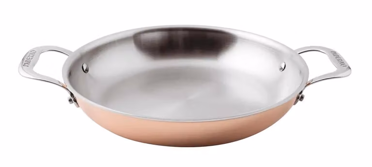 Tegame Serie 15600 3-Ply in rame con due maniglie per induzione, diam.28cm