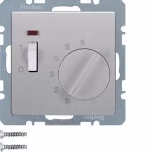 Berker 20306084 RTR Ö M Z-ST, WIP-SCH U LN Q1 ALU LACK